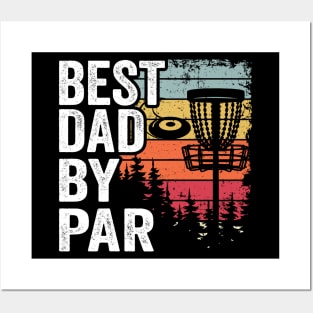 Best Dad By Par Disc Golf Daddy Gift Disc Golfer Posters and Art